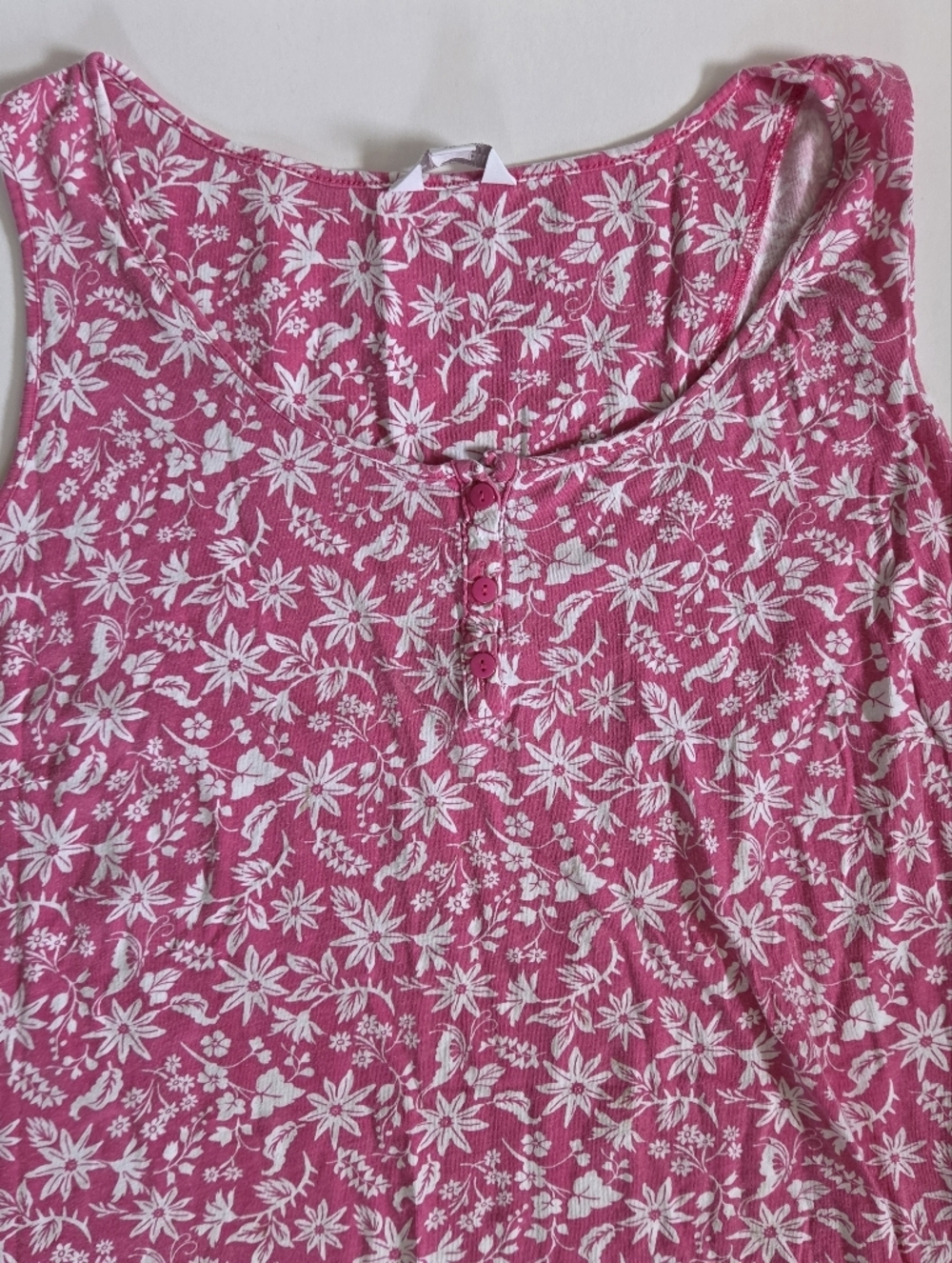 Charter Club Intimate Pink Floral Sleeveless Nightgown Country Prairie sz XXL - Picture 2 of 6